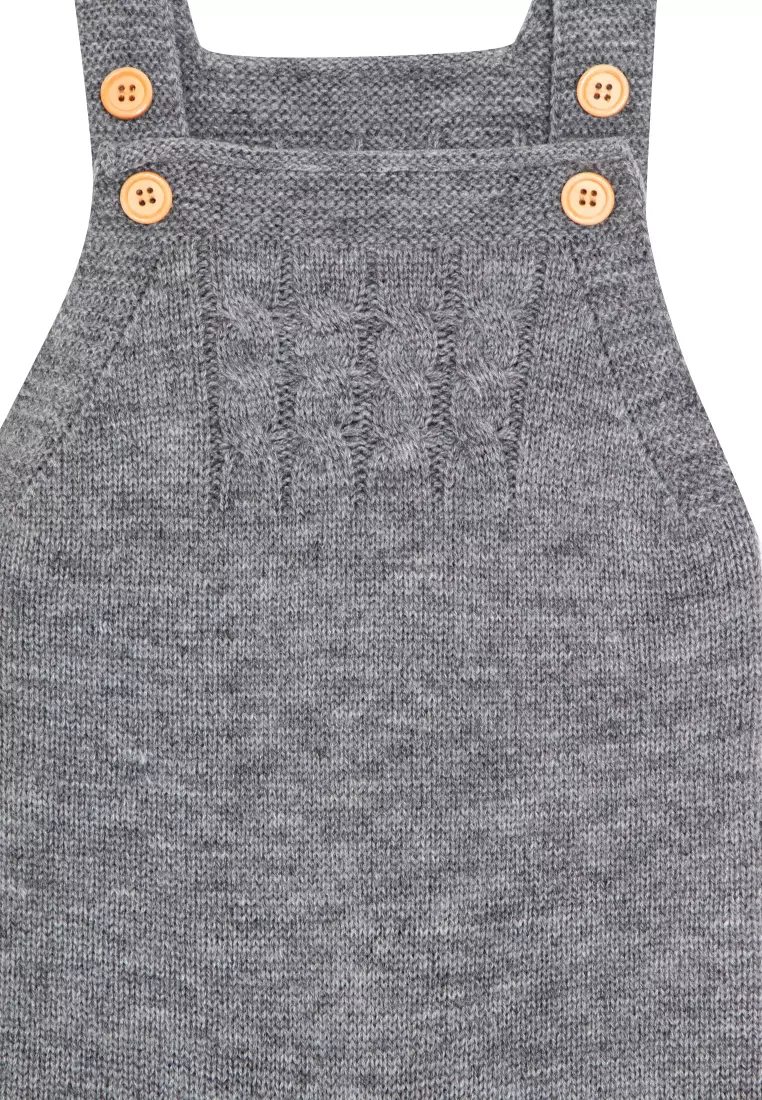 Check Knitted Romper