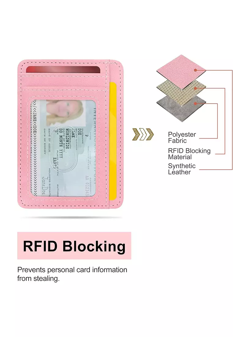 Card Holder Wallet with RFID Blocking