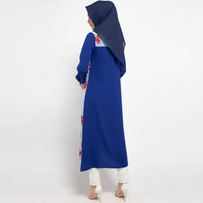Chelsea Maxi Dress In Blue Print