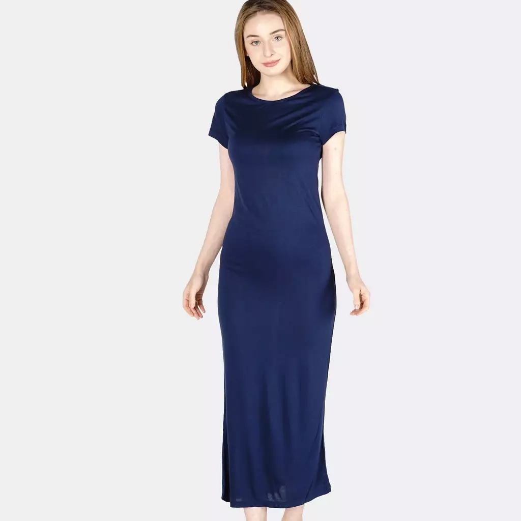 Dress Lengan Pendek Chicory Navy