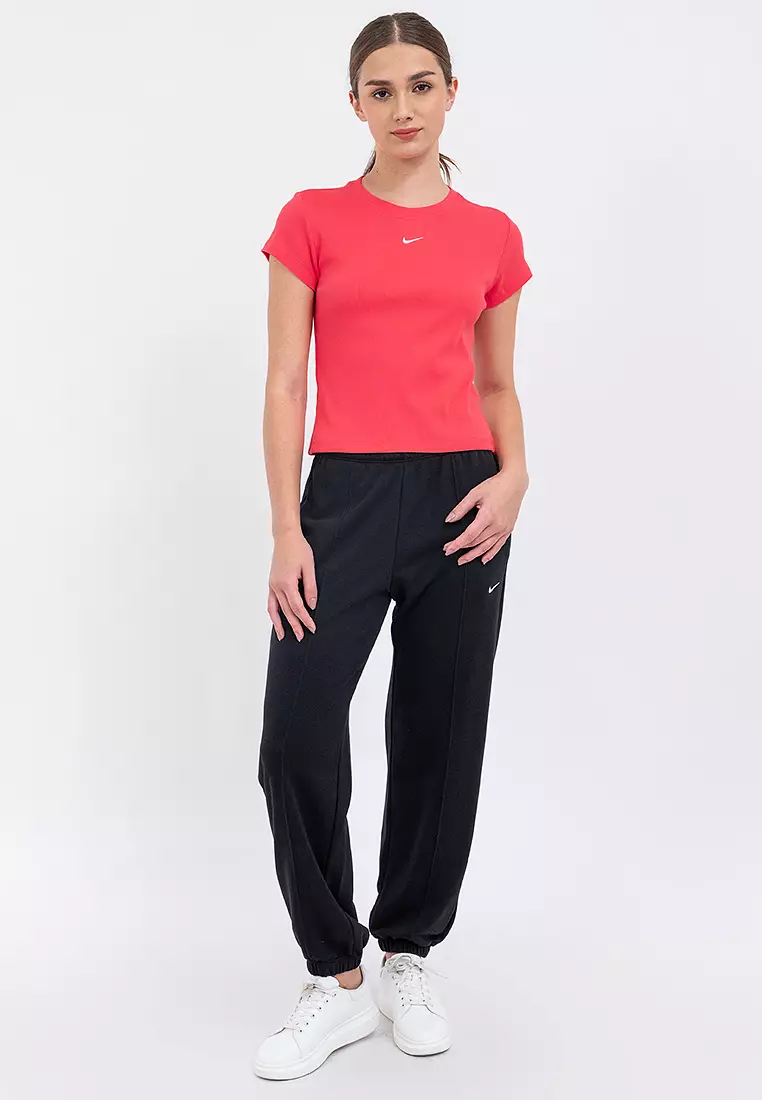 Tight Ribbed Short-Sleeve T-Shirt