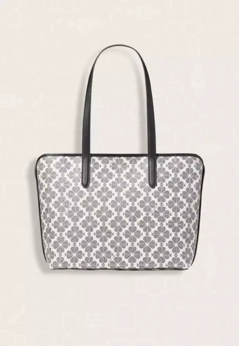 Kate Spade Flower Tote Black Multi