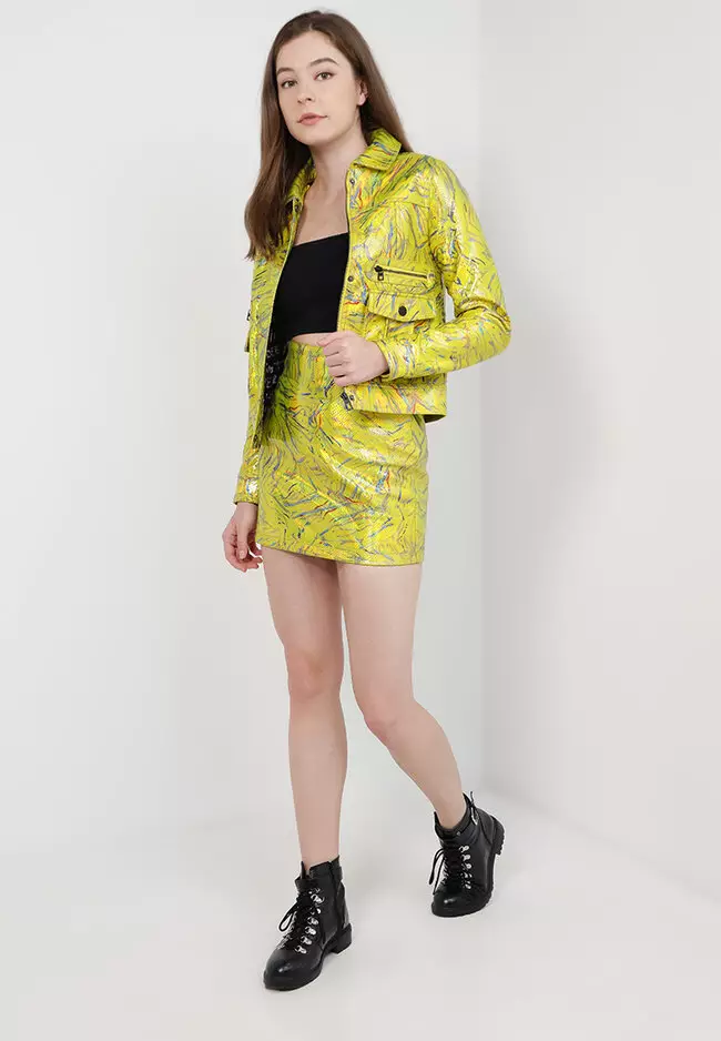 Buy Desigual Arty Straight Jacket 2023 Online | ZALORA Singapore