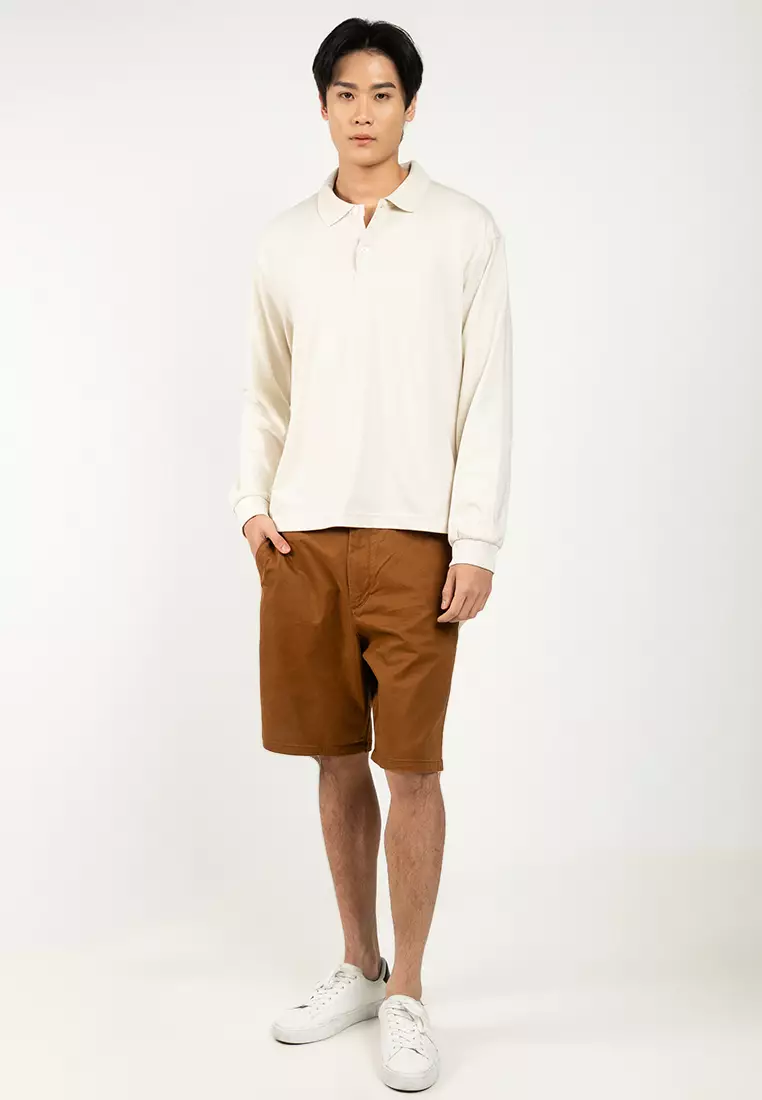Long Sleeve Heavyweight Relaxed Polo
