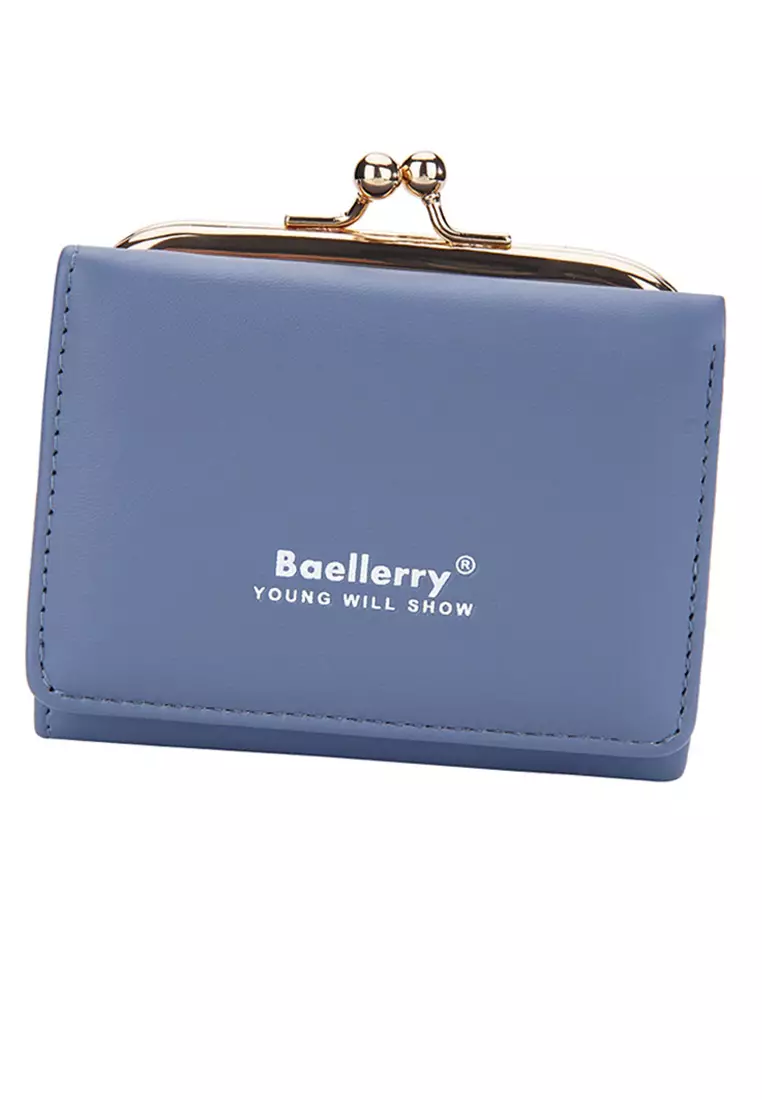 Dompet Wanita Lipat Kecil 2 IN 1 Style Korean Bahan Kulit PU Leather Premium Quality ORIGINAL