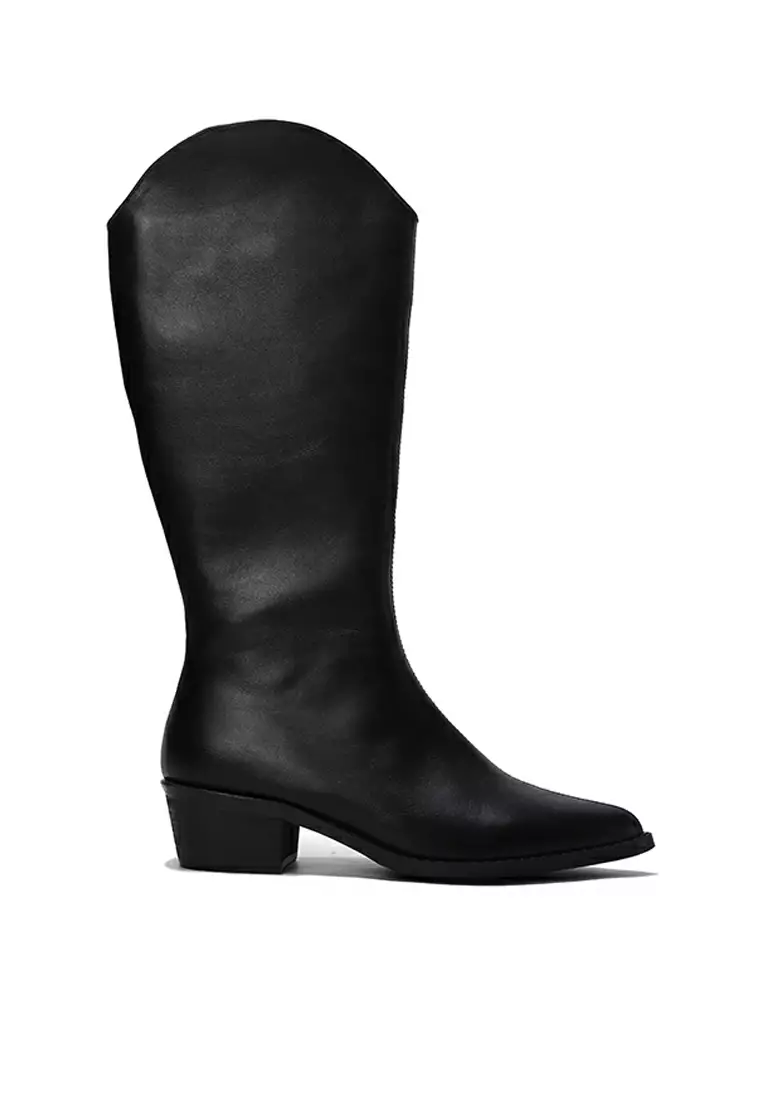 Discount on Twenty Eight Shoes  shoes - SKU: Faux Leather Riding Boots Ylt718-1