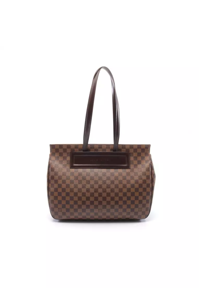 Louis Vuitton Durable Damier Ebene Shoulder Bag With Adjustable Strap in  Black