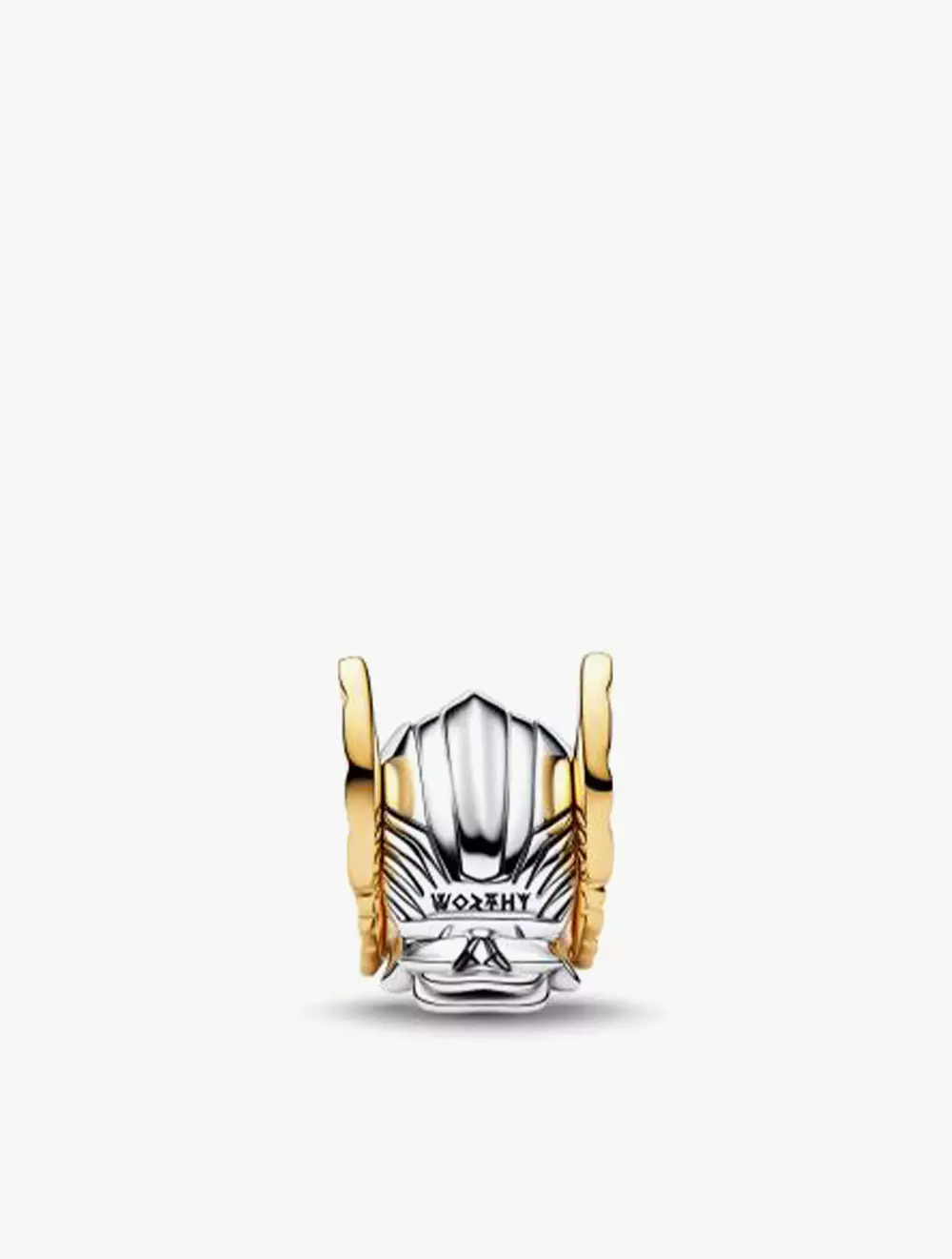 Marvel Thor Helmet Sterling Silver and 14k Gold-Plated Charm