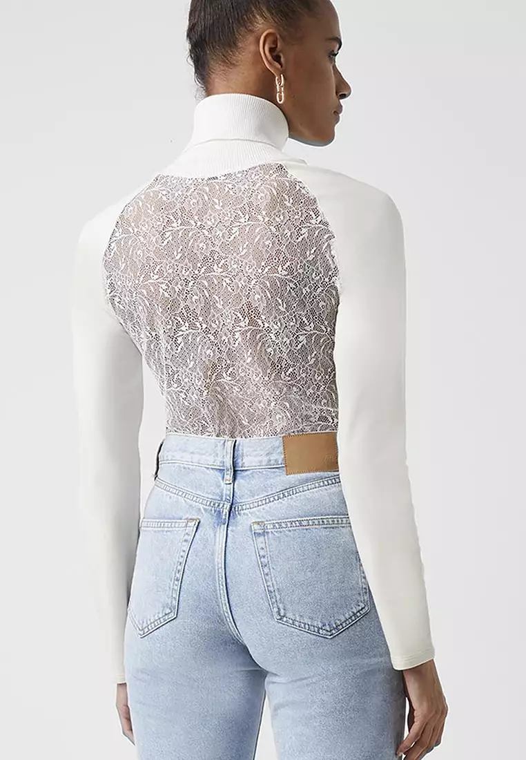 Pf Sonita Lace Jersey Sweater
