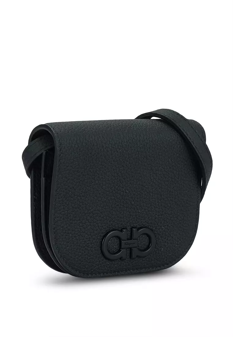 Gancini city shop mini leather crossbody