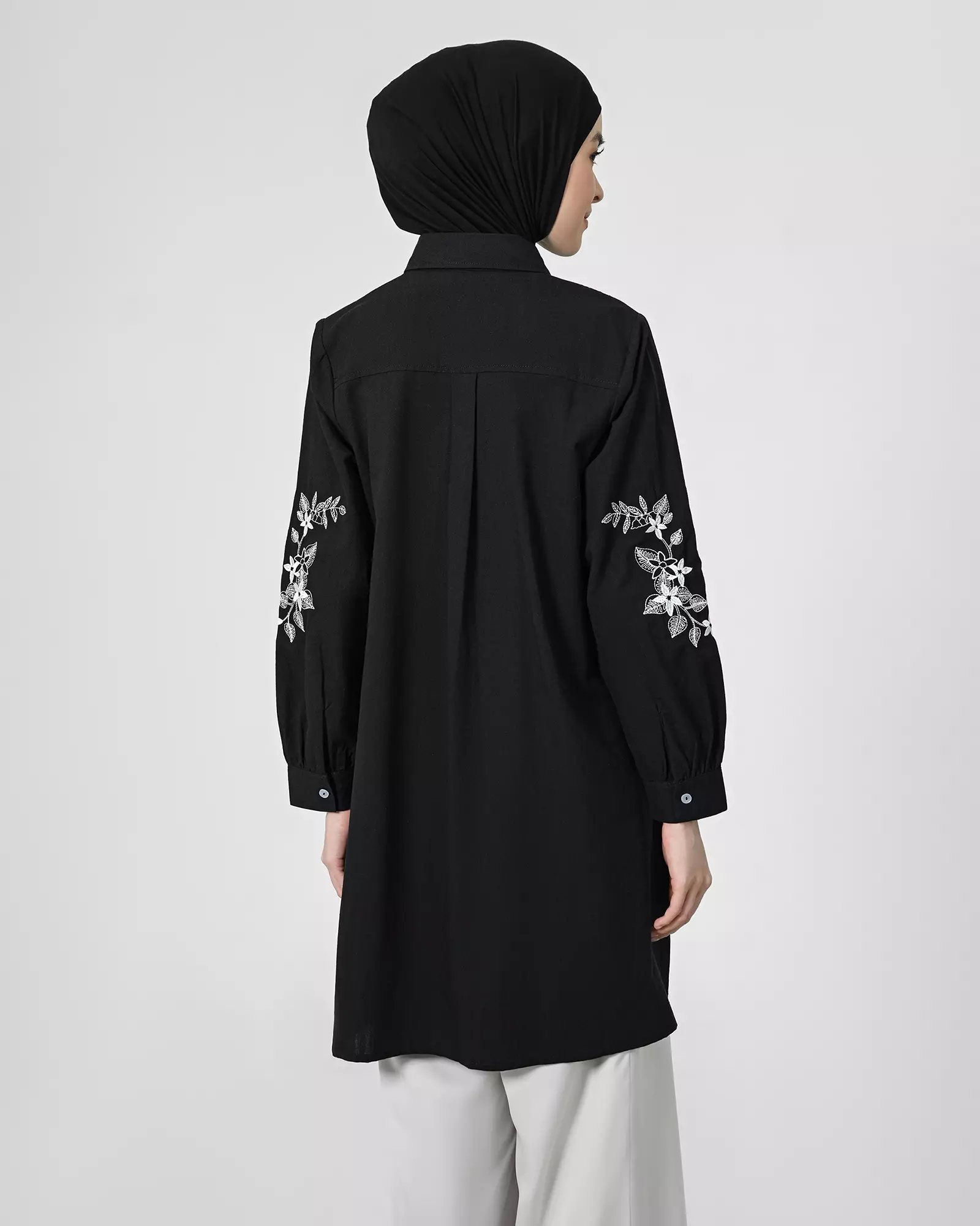 Geulis.id GLORIOSA LINEN TUNIC - BLACK