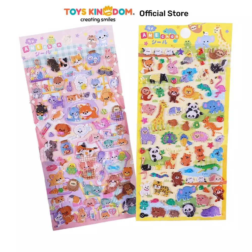 Jual TOYS KINGDOM KIDDY FUN STIKER GLITTER SERIES RANDOM Original 2026 ...