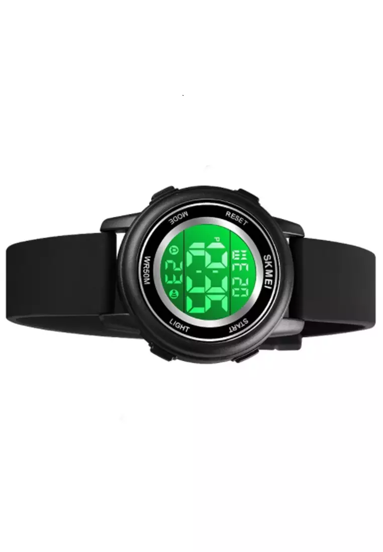 Jam Tangan Digital Anak Waterproof Many Function Strap Tali Material PVC BY15 ORIGINAL