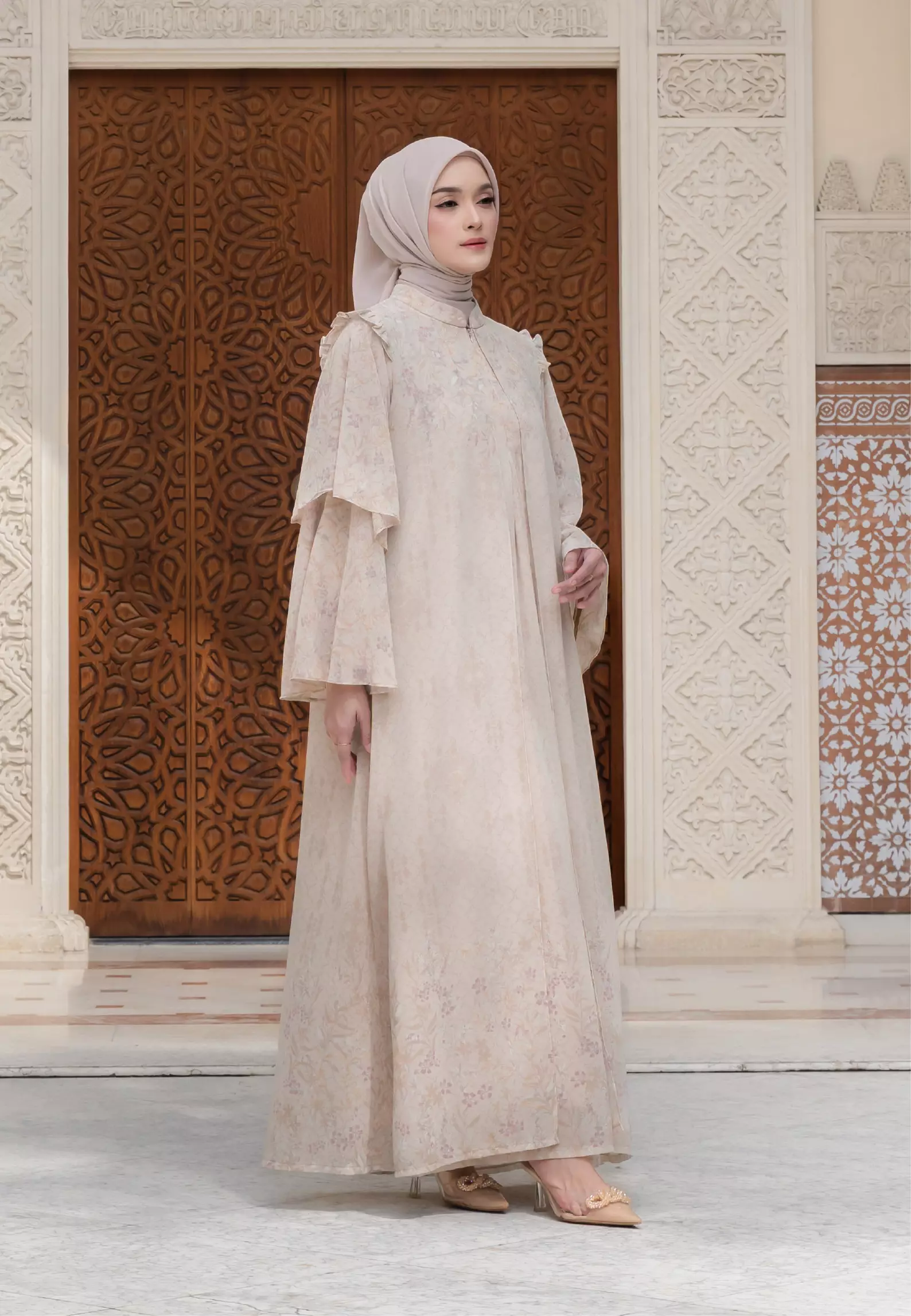 Shamira Dress - Taupe
