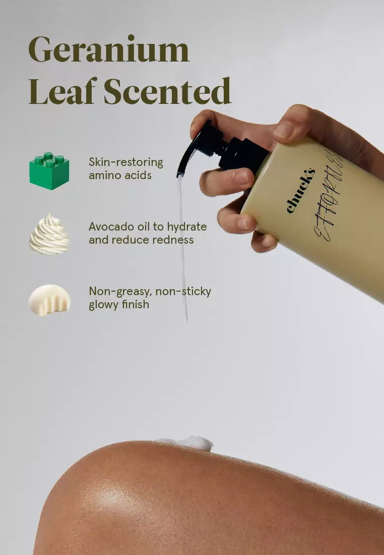 Chuck's Effortless 天竺葵叶身体乳