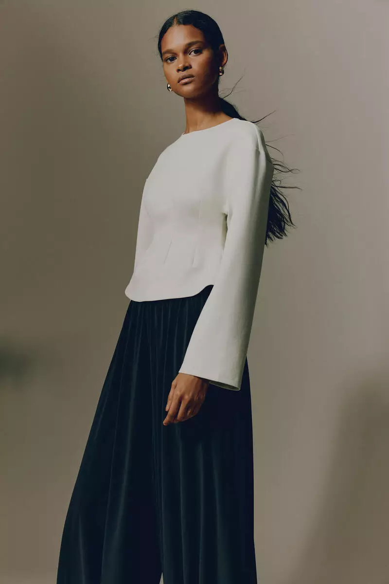 Waisted interlock top