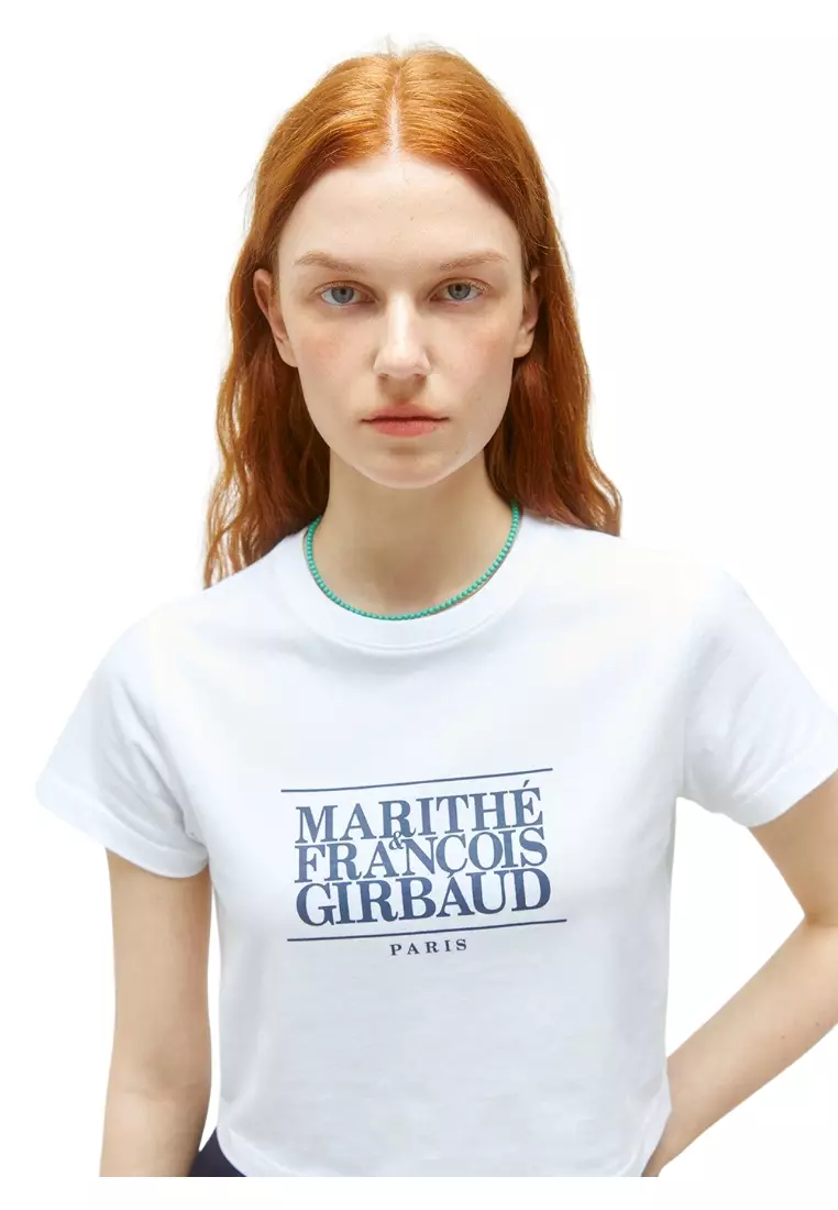 Jual Marithe + Francois Girbaud W Classic Logo Crop Tee