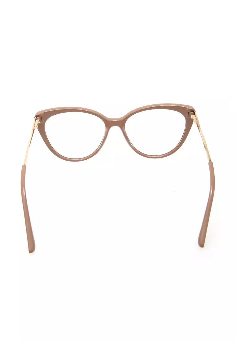 Kiano Kacamata Wanita Anti Radiasi Glasess Frame Material Plastic ORIGINAL - Cream