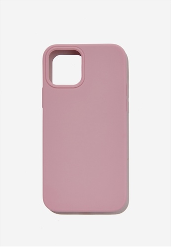 Typo purple Slimline Recycled Phone Case Iphone 12, 12 Pro 118A8ESEC45F39GS_1