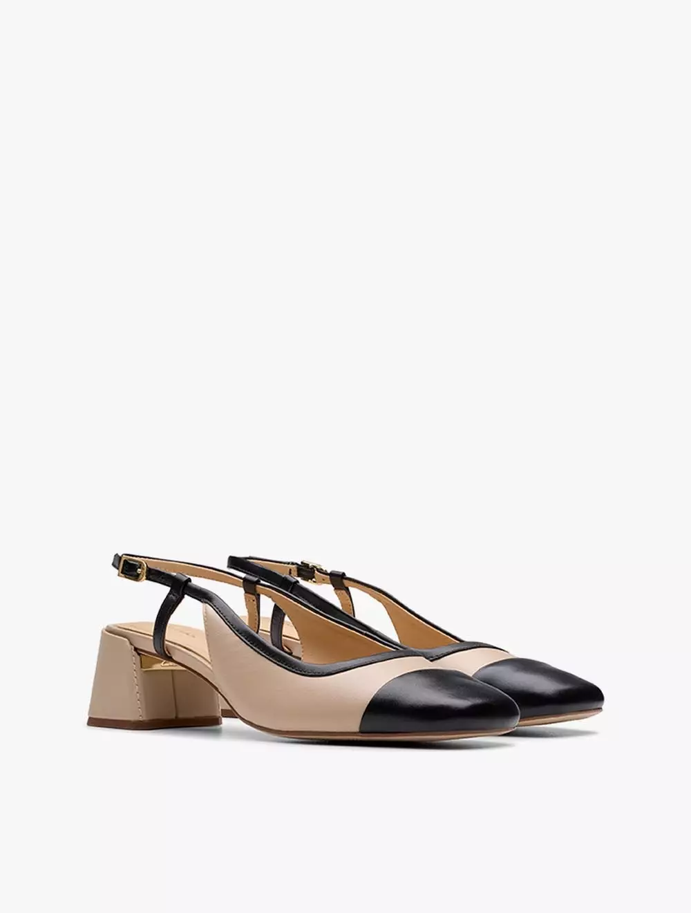 Clarks Nyta45 Sling Sand Combi Lea