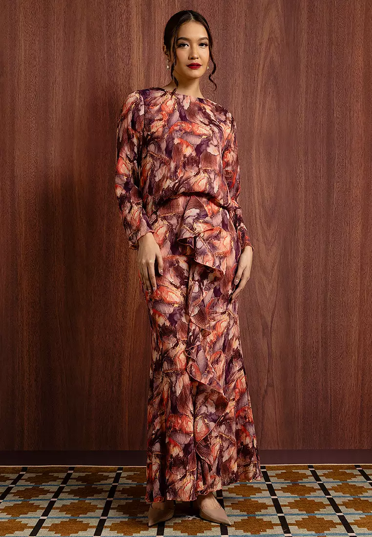 Buy Zalia LILIAN PLEATED BABYDOLL KURUNG SET 2026 Online | ZALORA ...