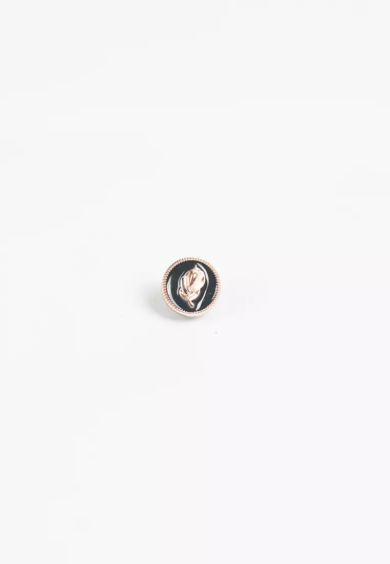 Houseofcuff lapel pin brooch bros untuk jas TUSUK HITAM A09