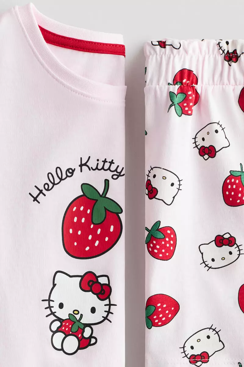 Printed cotton pyjamas