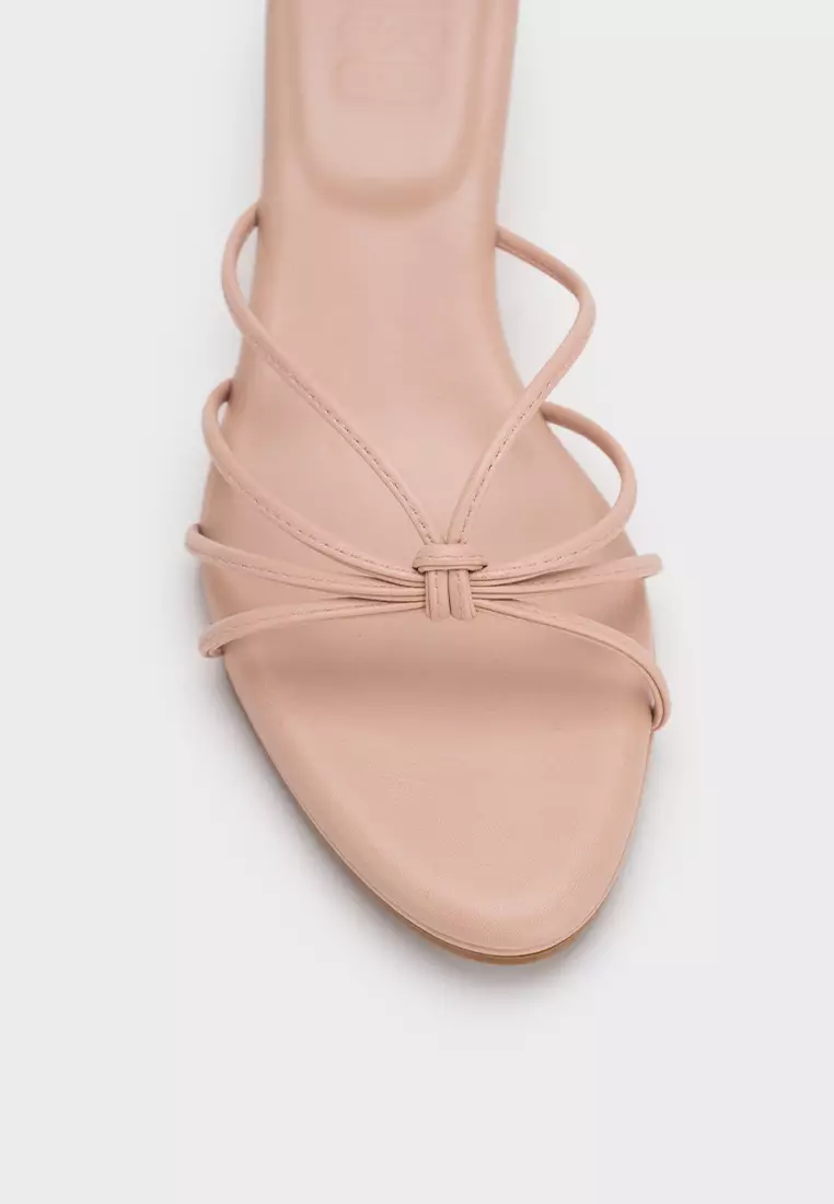 KNOTTED CLOUDFOAM LOW WEDGE HEEL 細帶編織云朵泡沫楔型拖鞋