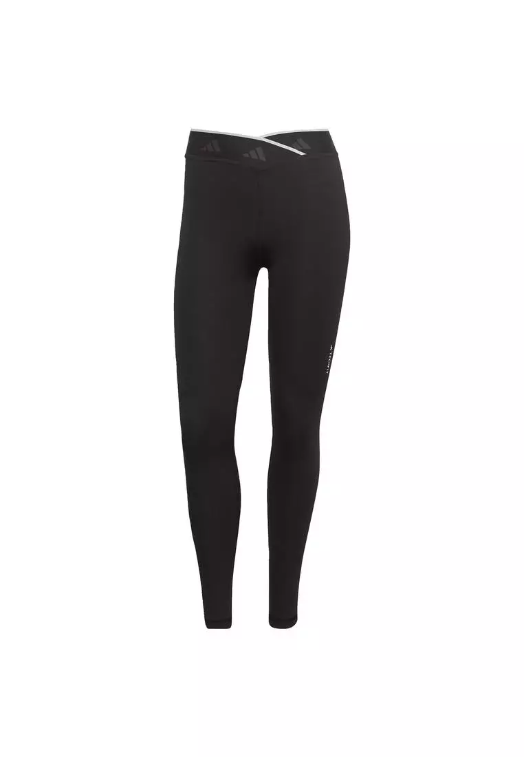 adidas Techfit V-Shaped Elastic 7/8 Big Leggings Black