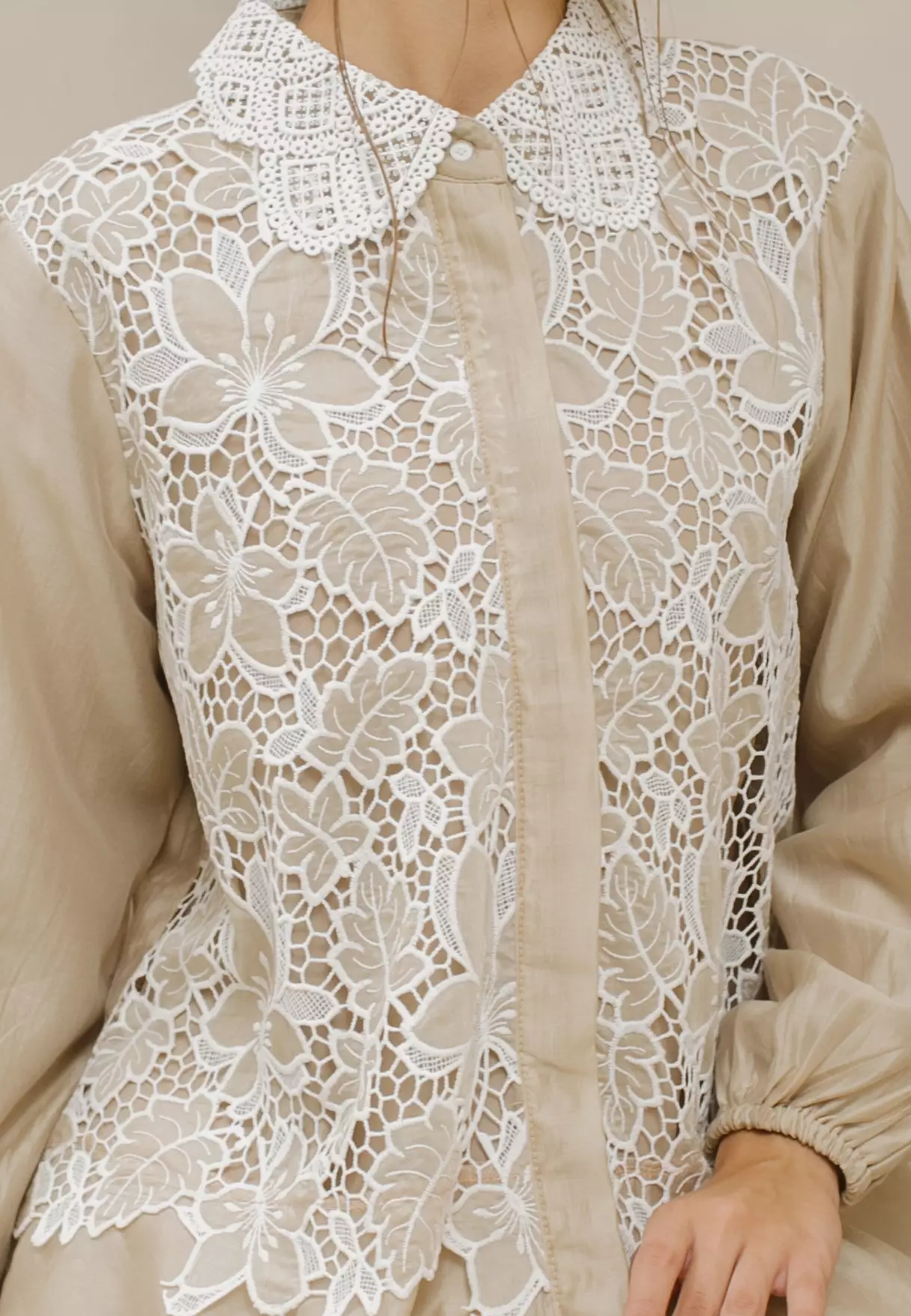 Emilie Blouse - Almond