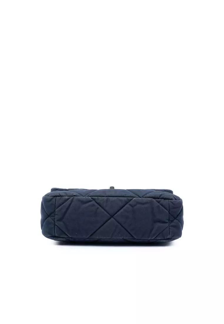 Pre-Loved Chanel Medium Quilted Jersey 19 Flap