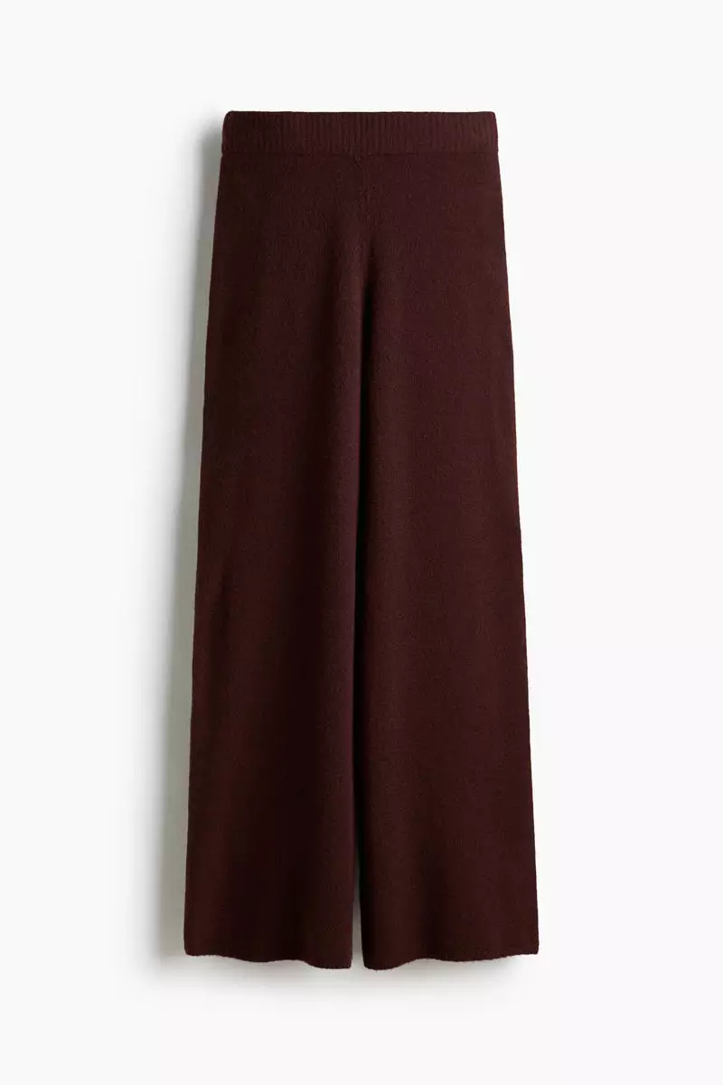 Fine-knit trousers