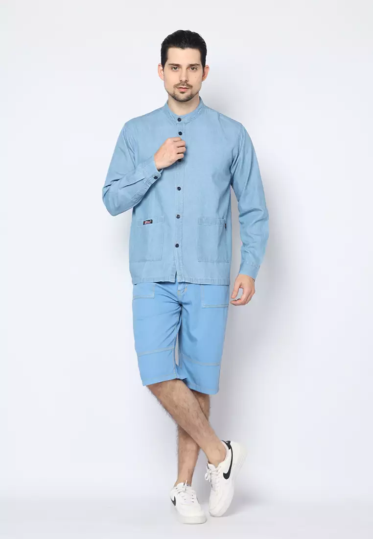 Celana Pendek Skena Pria Denim Chambay 162404