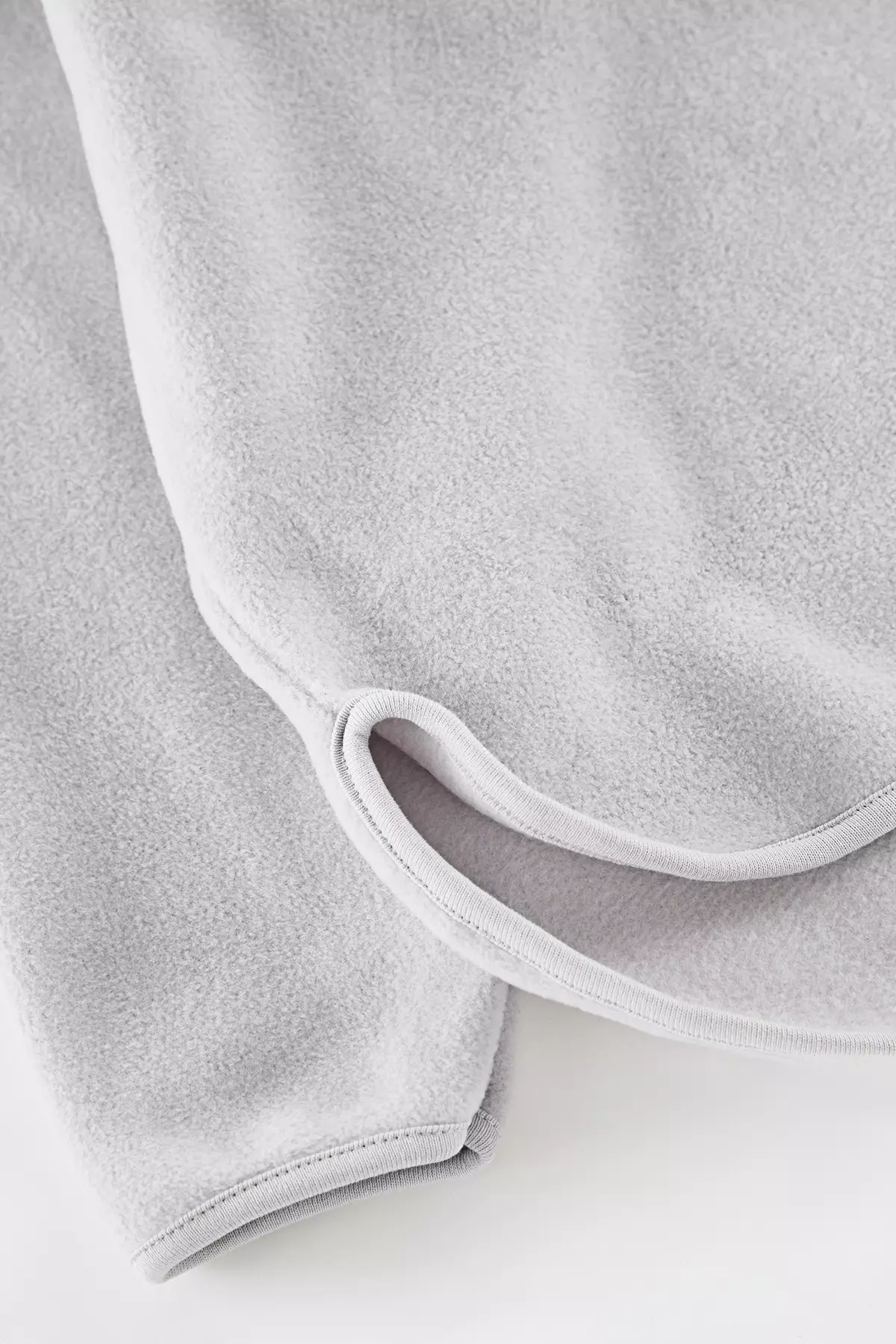 Plus Size Grey Fleece Hooded And Zip Sweatshirt - Tbbaw25Ao00030