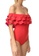 LYCKA red LWD7173-European Style Lady Swimsuit-Red 4C0ABUS392F774GS_2