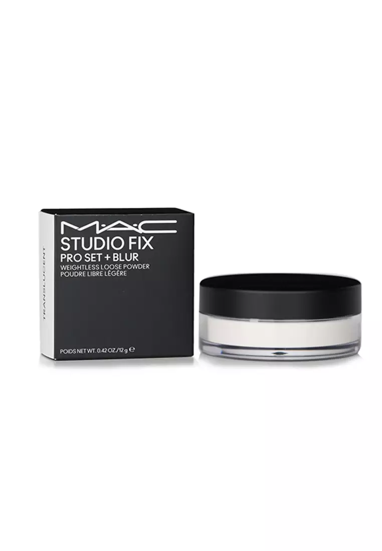 MAC - Studio Fix Pro Set + Blur Weightless Loose Powder - # Translucent 12g/0.42oz