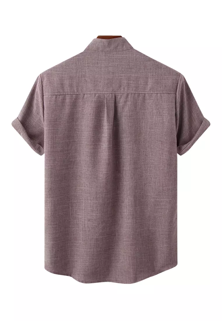 Cotton Linen Solid Color Shirt YL-C85