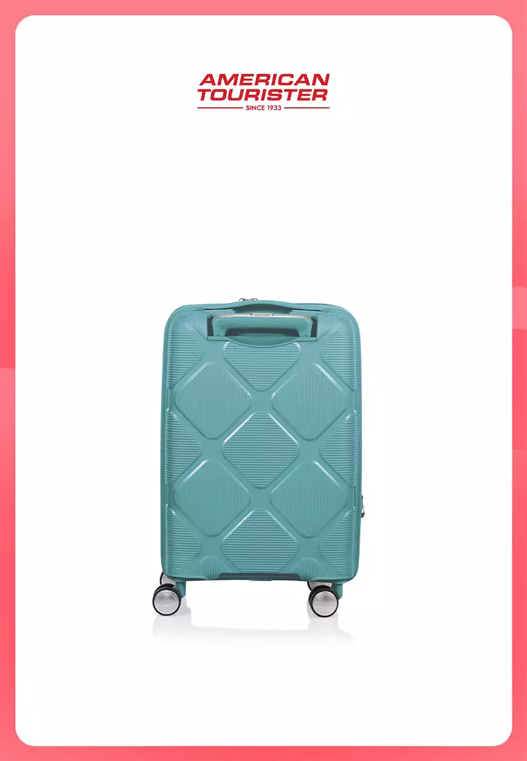 American Tourister Koper Hardcase Instagon Spinner Cabin 20 Inch Exp TSA V2 - Mineral Blue