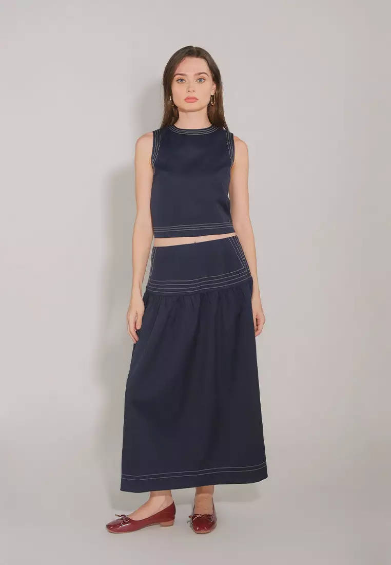 Darren Wrap Sleeveless Top