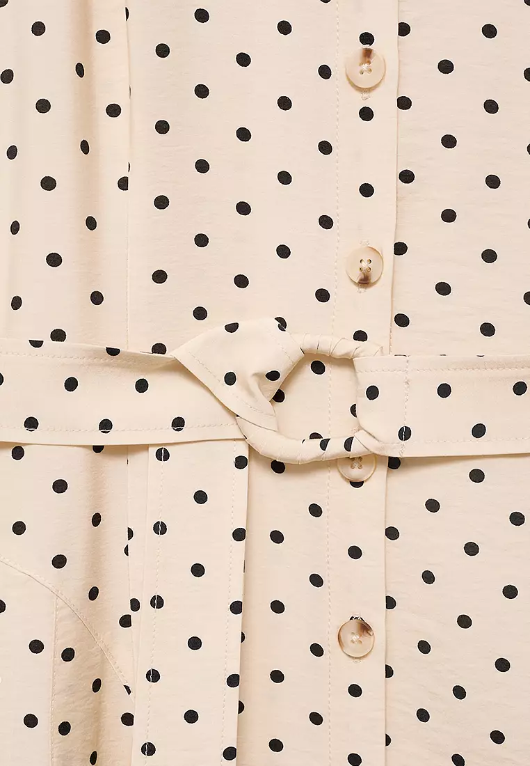 Polka Dot Shirt Dress
