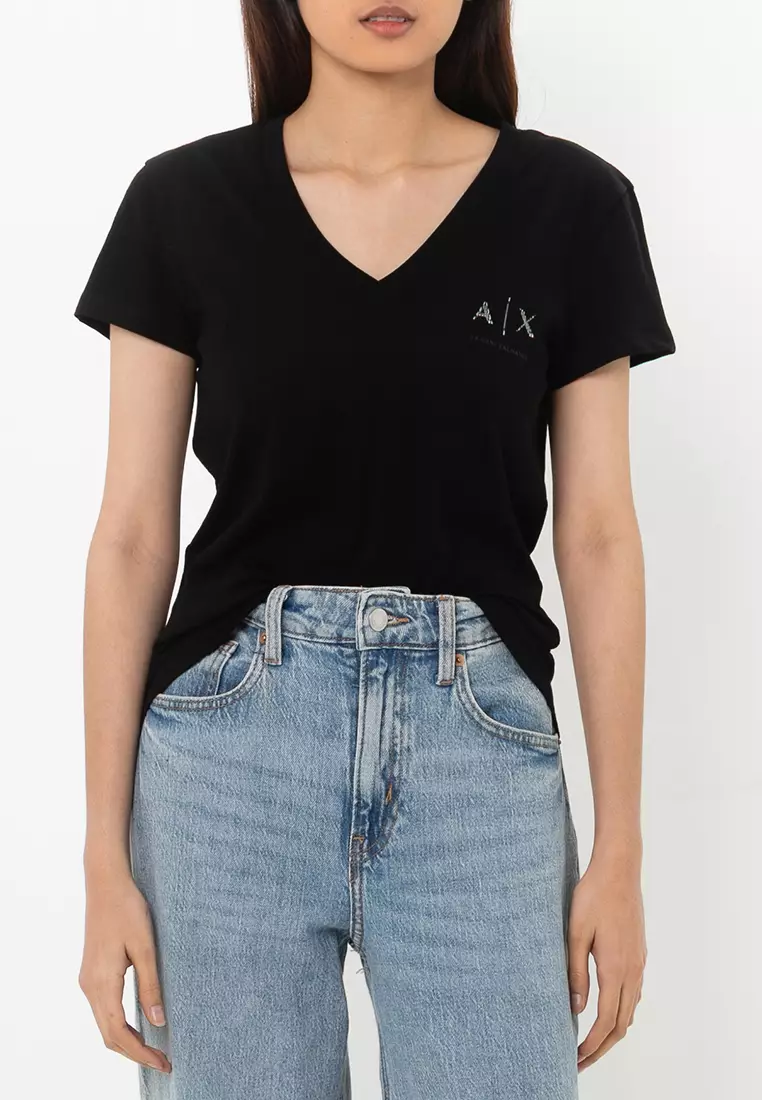 Jual Armani Exchange Slim Fit T-Shirt Original 2025 ZALORA