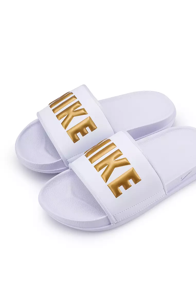 Nike slippers for women white discount