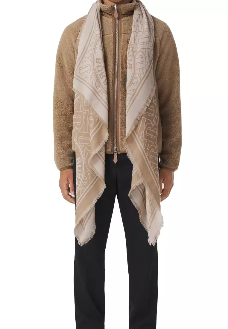 Mens burberry cashmere hot sale scarf sale