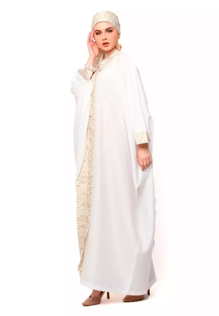 Kanzi Exclusive Long Sleeve Songket Kaftan