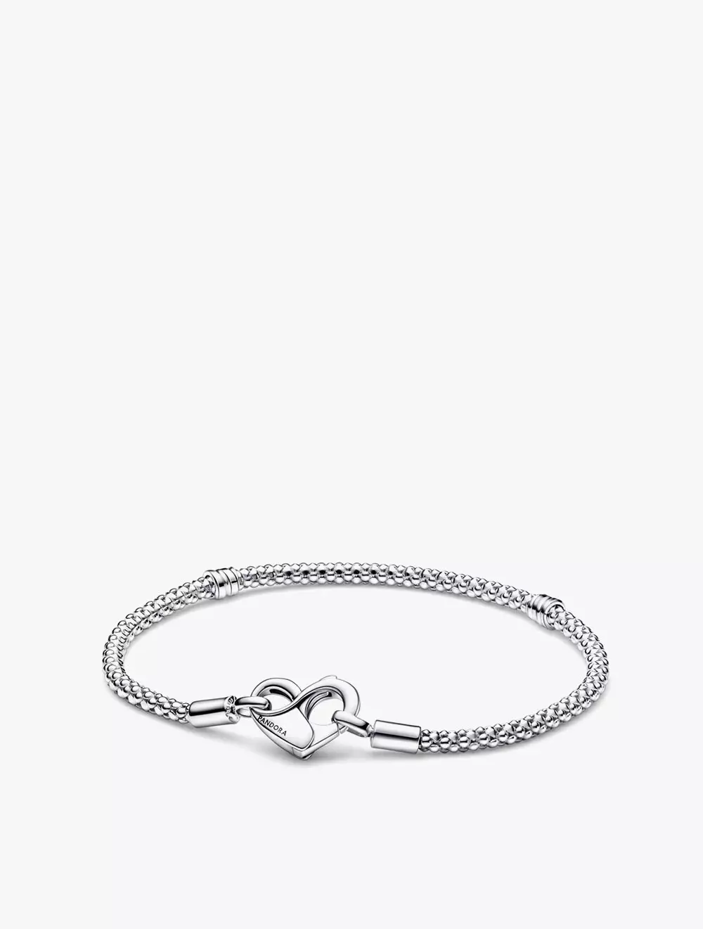 Pandora Moments Studded Chain Bracelet - 17 - Silver