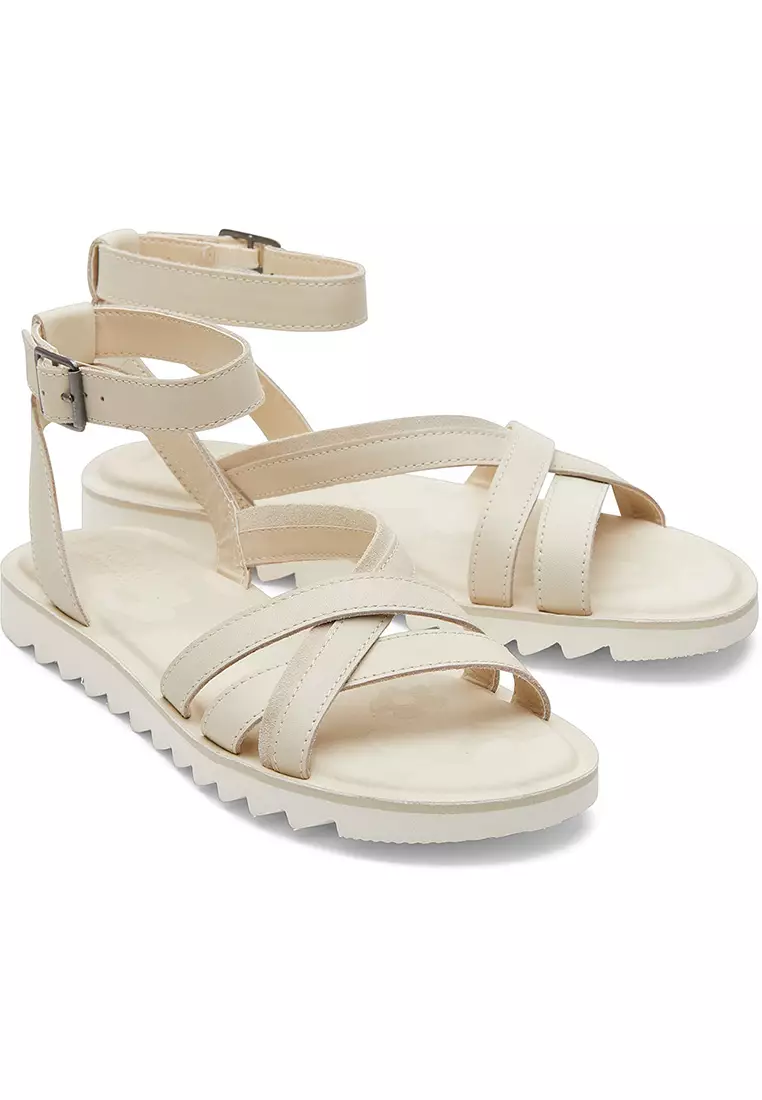 Women Rory Fog Leather Suede Sandal
