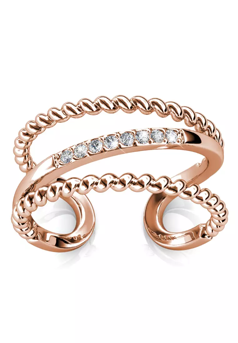 Jennifer Ring Embellished with SWAROVSKI® crystals