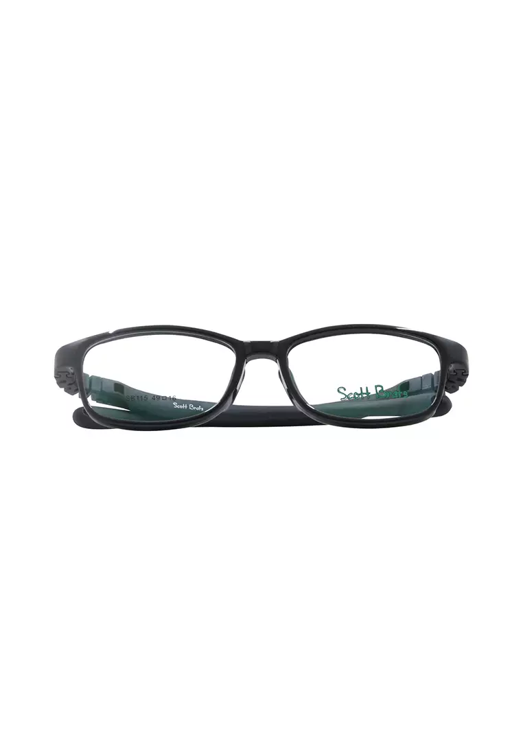 Kids Anti-Radiation Computer Eyeglasses SB115 C1 Shiny Black