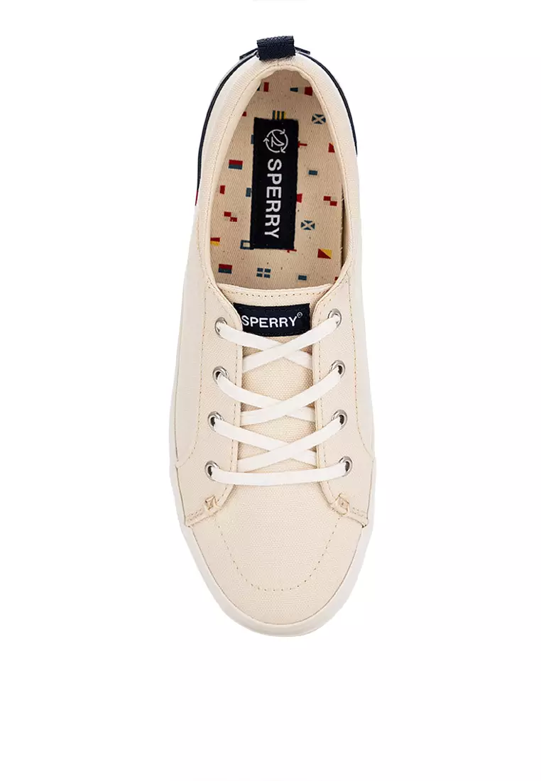 Sperry striped sneakers on sale