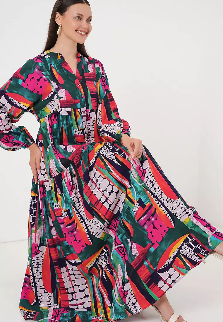 Modest Viscose Maxi Dress